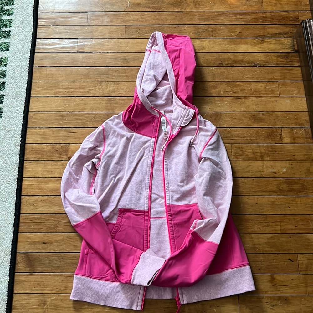 Pink Lululemon Zip Up Jacket